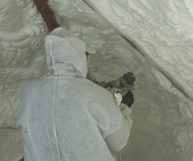 insulating attic with open cell spray foam insulation Houston Texas